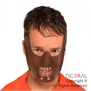 MASCARA CANIBAL PLASTICA X 1